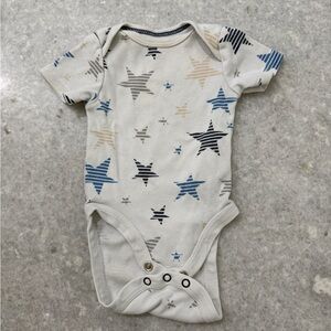 Cloud Island Stars Newborn Baby Onesie